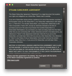 Steam Subscriber Agreement