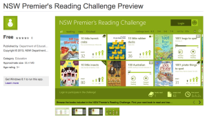 Premiers' Reading Challenge - Windows 8 required